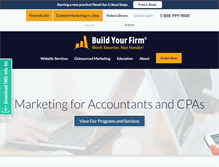 Tablet Screenshot of buildyourfirm.com